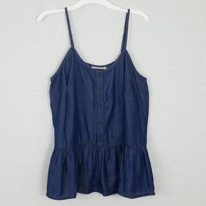 Universal Thread Drop Waist Denim Tank 